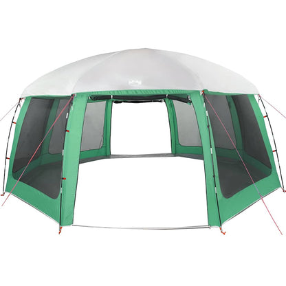 vidaXL Poolzelt mit abnehmbarem Überzelt Netzwänden Meergrün 690x690cm
