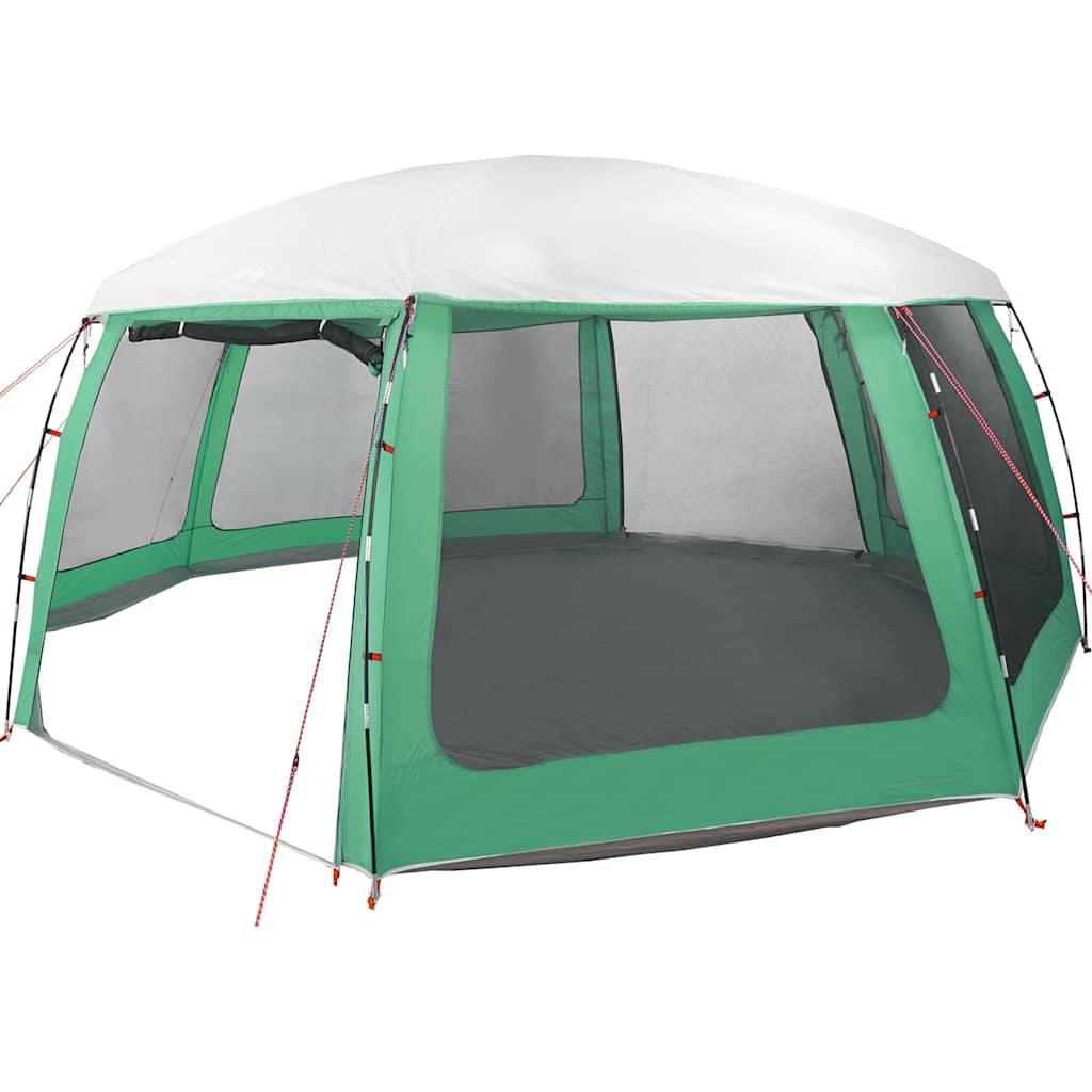 vidaXL Poolzelt mit abnehmbarem Überzelt Netzwänden Meergrün 690x690cm