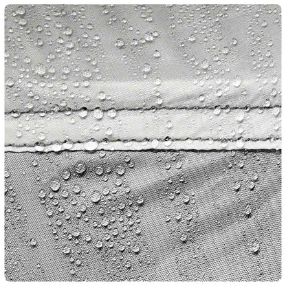 vidaXL Poolzelt mit abnehmbarem Überzelt Netzwänden Grau 690x690cm