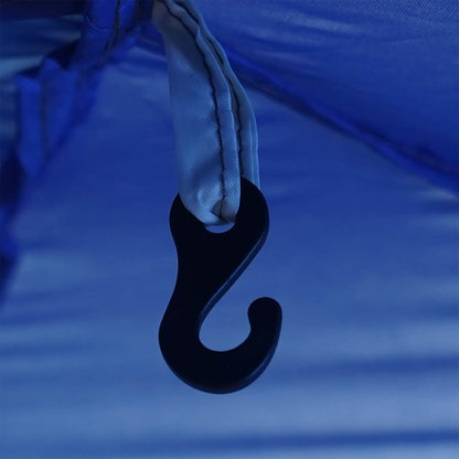 Poolzelt Azure Blau 366 x 305 x 231 cm Polyester und Fiberglas