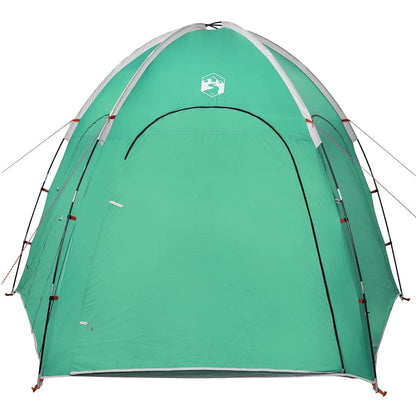 vidaXL Poolzelt Meergrün 366 x 305 x 231 cm Polyester und Fiberglas