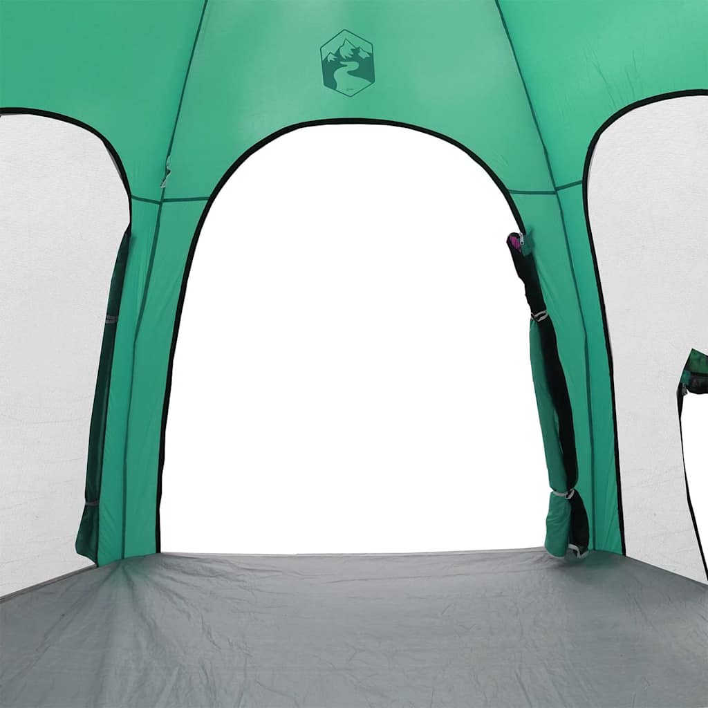vidaXL Poolzelt Meergrün 366 x 305 x 231 cm Polyester und Fiberglas