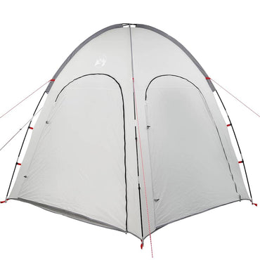 vidaXL Poolzelt Grau 366 x 305 x 231 cm Polyester und Fiberglas