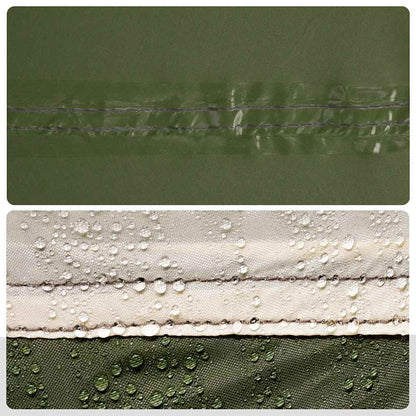 vidaXL Tente de pêche 3 personnes Vert olive Imperméable
