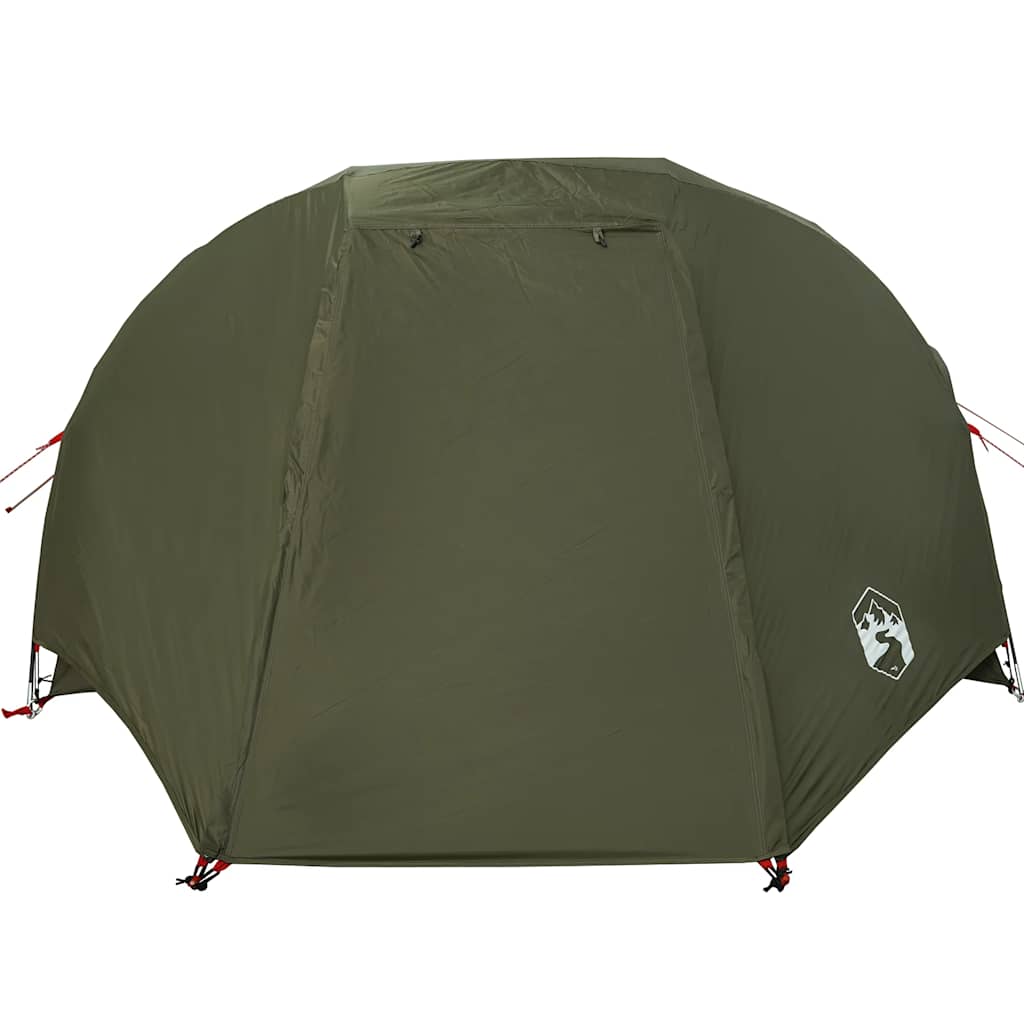 vidaXL Tente de pêche 3 personnes Vert olive Imperméable