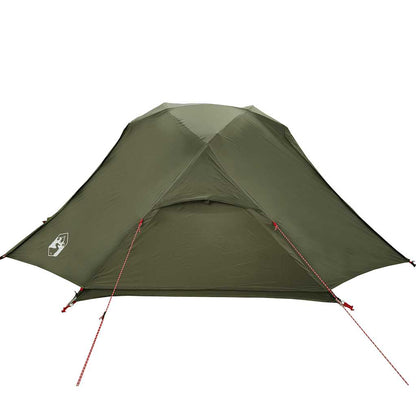 vidaXL Tente de pêche 3 personnes Vert olive Imperméable