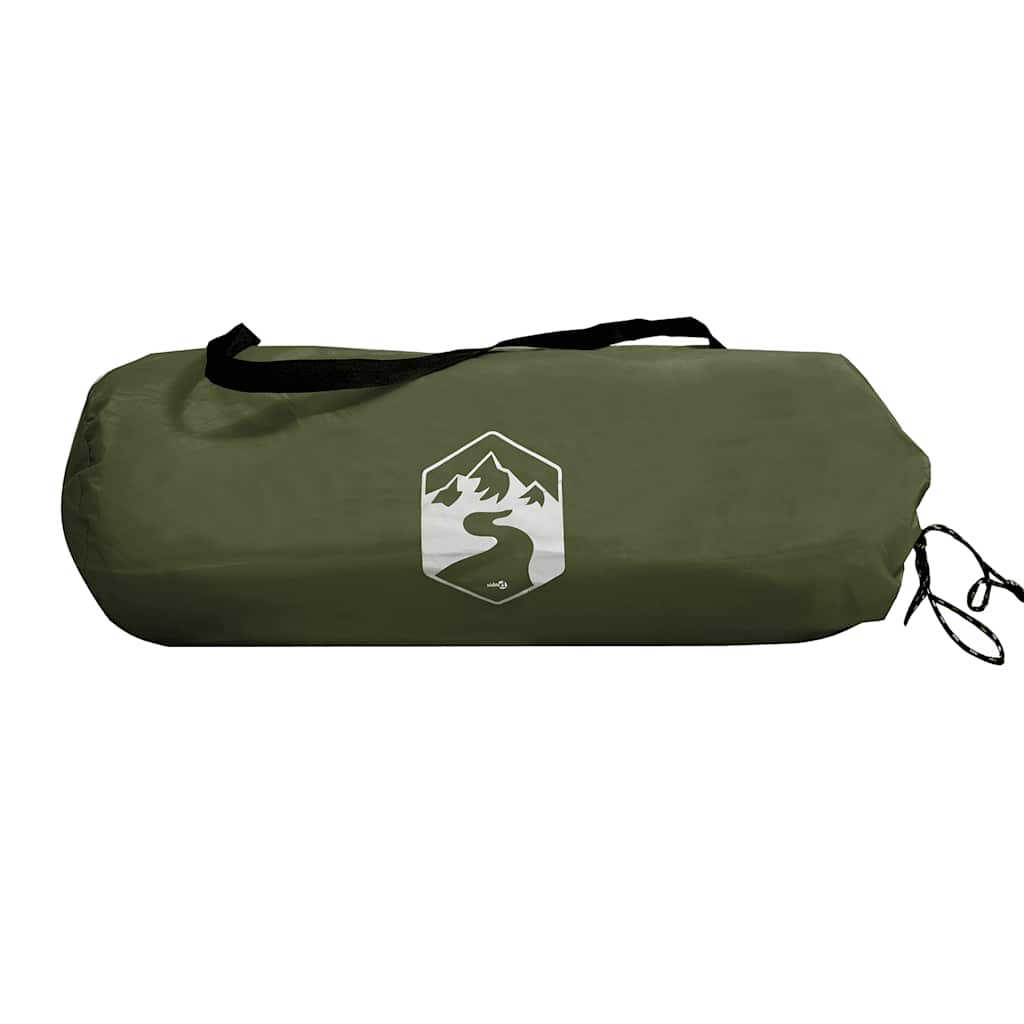 vidaXL Tente de pêche 3 personnes Vert olive Imperméable