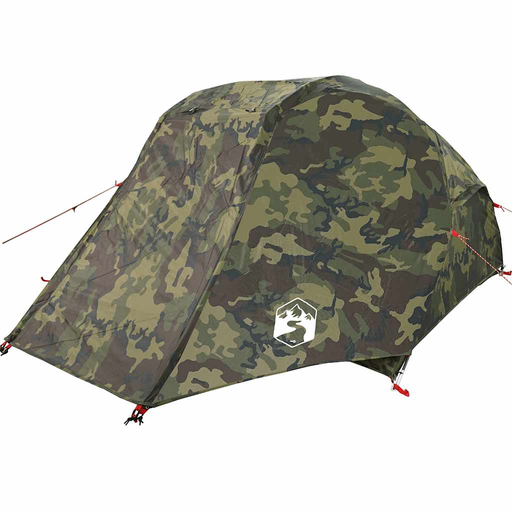 vidaXL Tente de Pêche 3 Personnes Motif Camouflage Imperméable