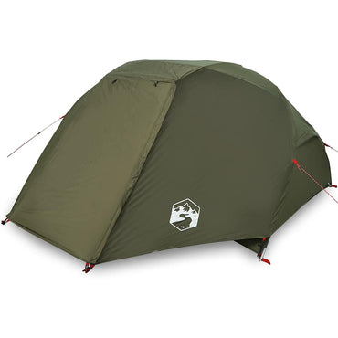 vidaXL Abri de pêche 5 personnes Vert olive Imperméable