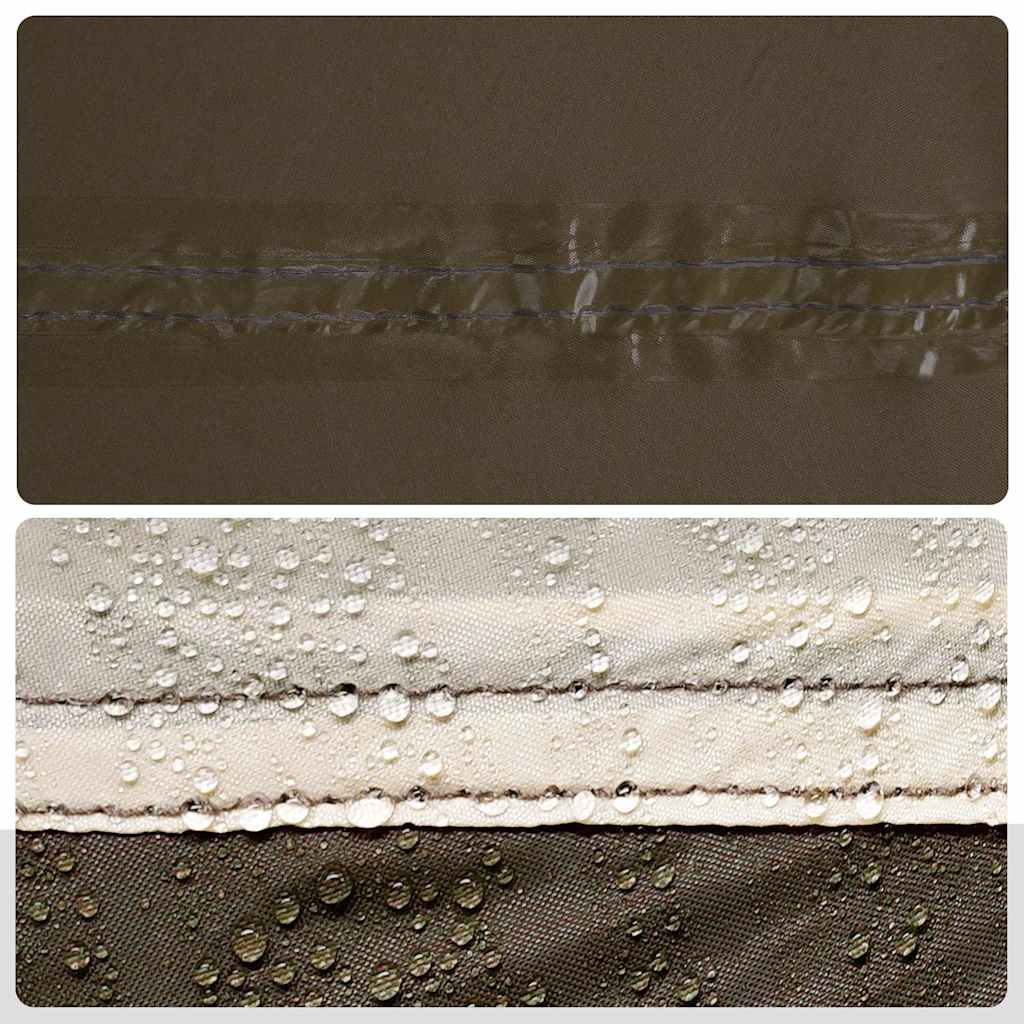 Angelzelt 5 Personen Braun Wasserdicht