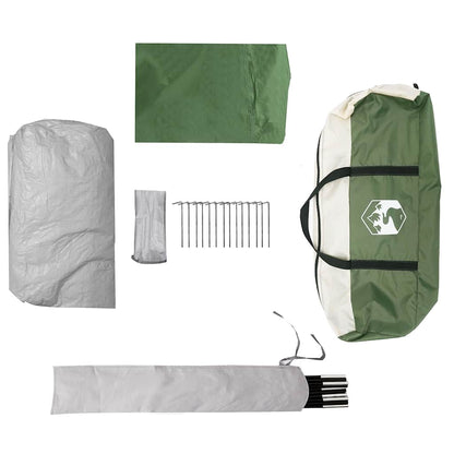 vidaXL Tente de camping 4 personnes verte imperméable