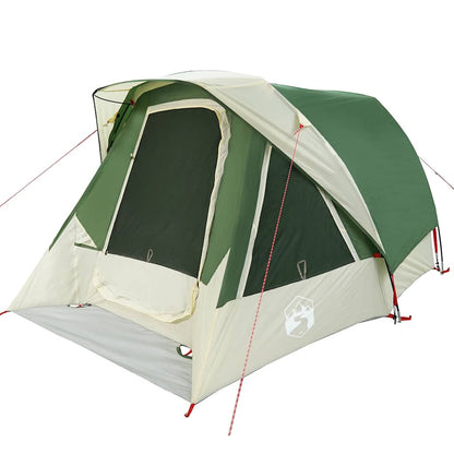 vidaXL Tente de camping 4 personnes verte imperméable