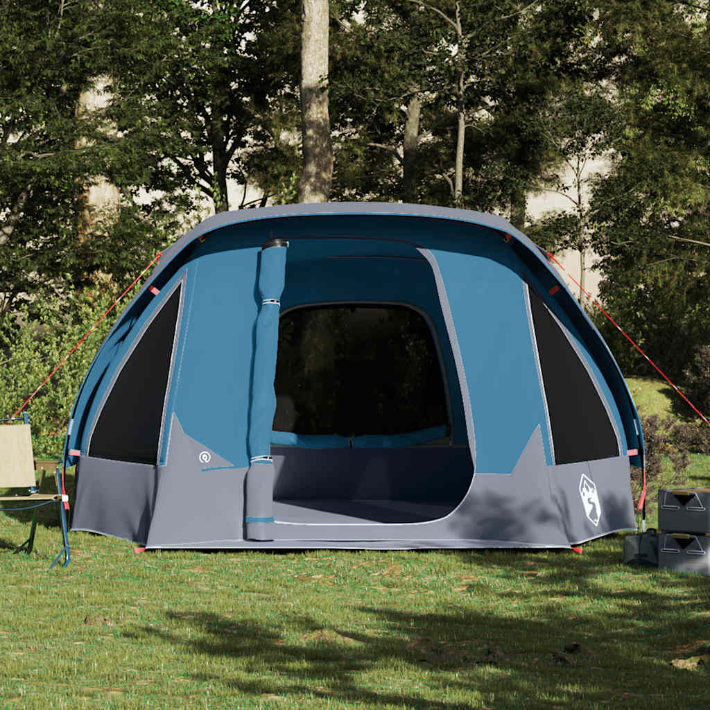 Tente familiale vidaXL pour 6 personnes, bleue, étanche
