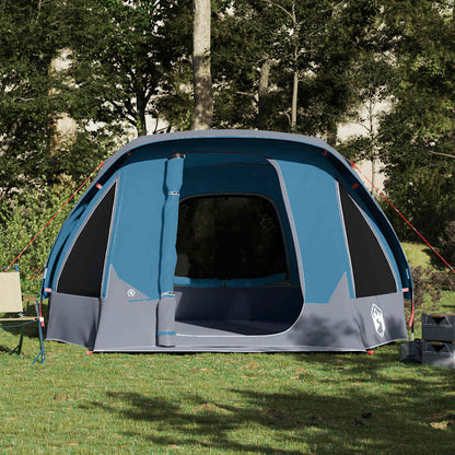 Tente familiale vidaXL pour 6 personnes, bleue, étanche