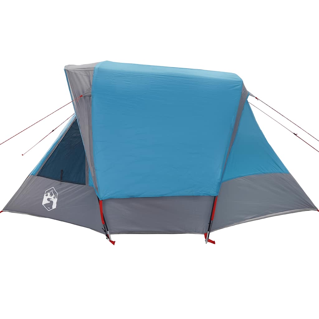 Tente familiale vidaXL pour 6 personnes, bleue, étanche