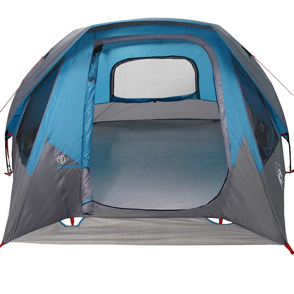 Tente familiale vidaXL pour 6 personnes, bleue, étanche