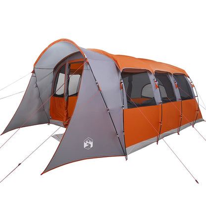 vidaXL Familienzelt mit Dach Grau und Orange 576 x 325 x 213 cm