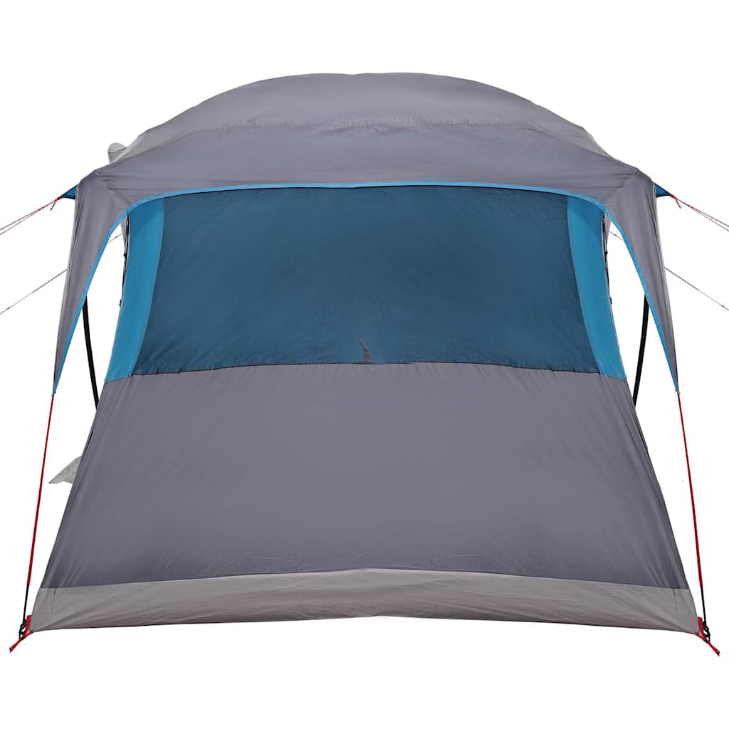 vidaXL Familienzelt mit Dach Blau und Grau 435 x 255 x 216 cm