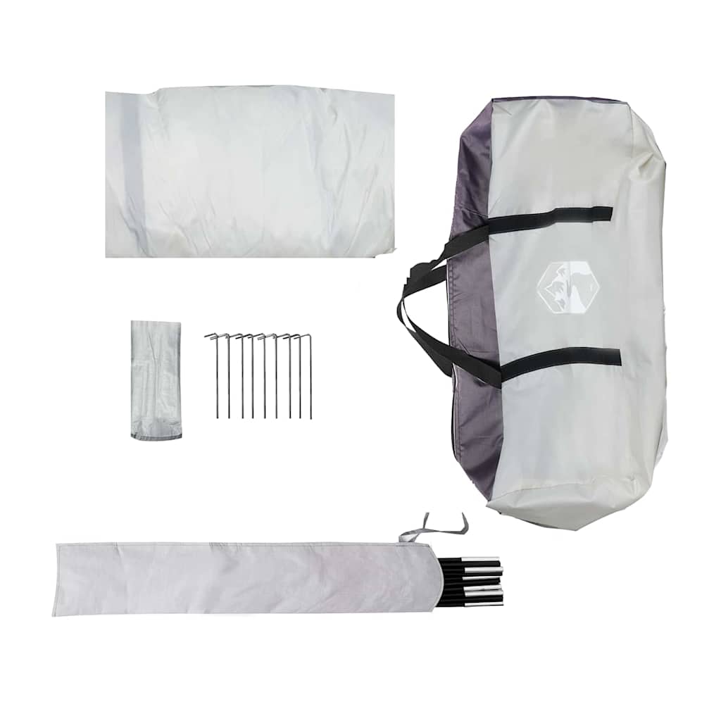 vidaXL Moskitonetz-Zelt mit Dach Grau 320 x 320 x 218 cm