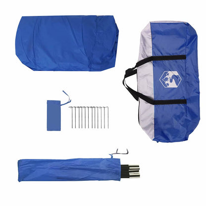 vidaXL Moskitonetz-Zelt mit Dach Azure Blau 380 x 380 x 225 cm