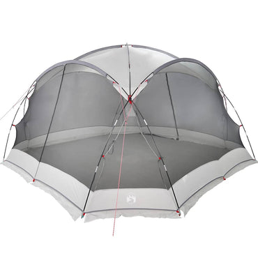 vidaXL Moskitonetz-Zelt mit Dach Grau 434 x 434 x 230 cm