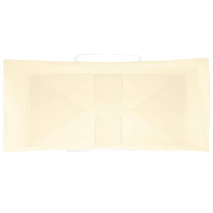 Papiertragetaschen 250 Stk. mit Henkeln Gelb 18x8x22 cm