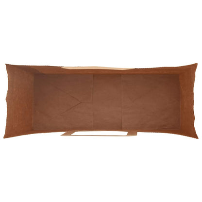 Papiertragetaschen 50 Stk. mit Henkeln Braun 32x12x42 cm