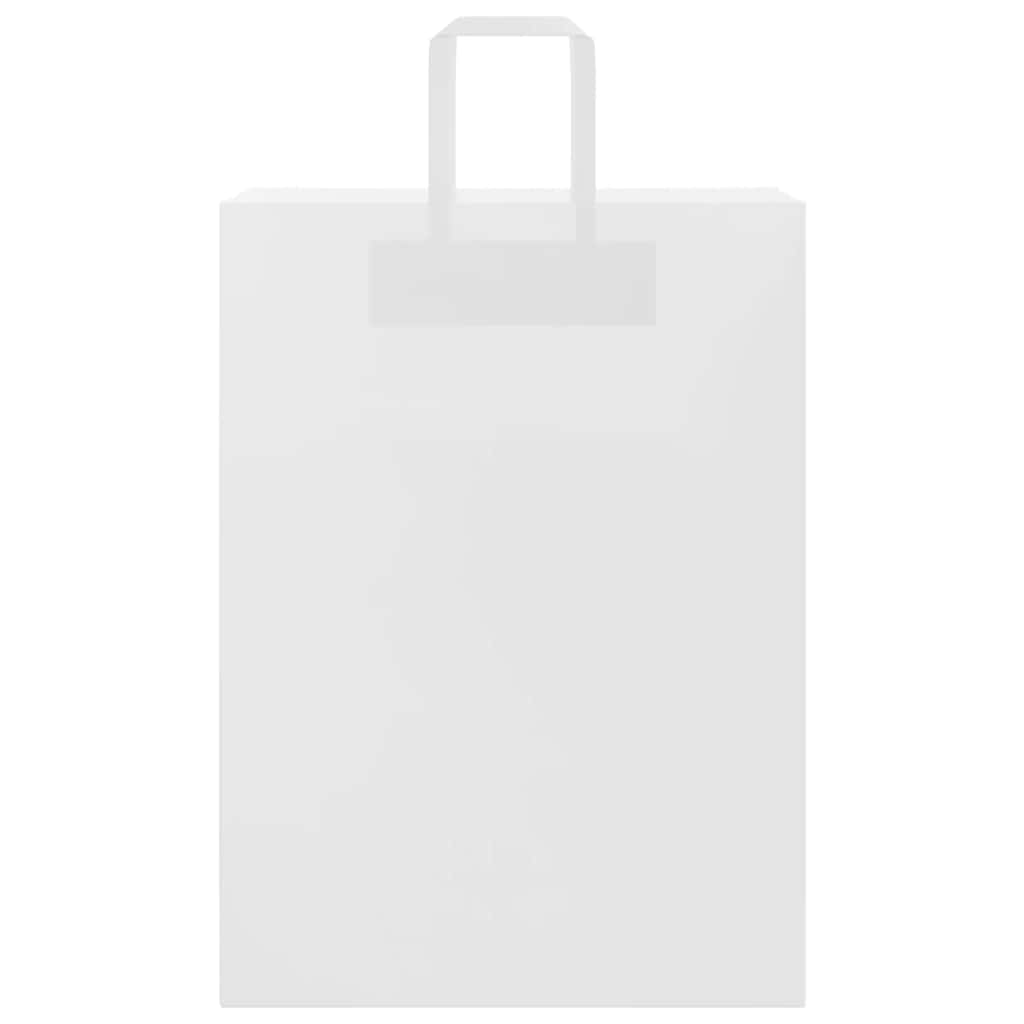 Papiertragetaschen 50 Stk. mit Henkeln Weiß 32x17x44 cm