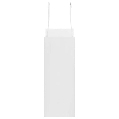 Papiertragetaschen 250 Stk. mit Henkeln Weiß 18x8x22 cm