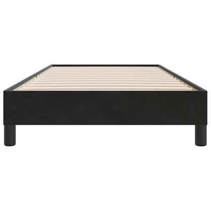 Boxspringbett ohne Matratze Schwarz 80x210 cm Samt