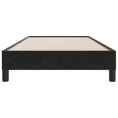 Boxspringbett ohne Matratze Schwarz 90x210 cm Samt