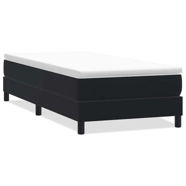 vidaXL Boxspringbett ohne Matratze Schwarz 100x210 cm Samt