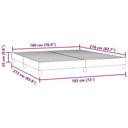 Boxspringbett ohne Matratze Rosa 180x210 cm Samt