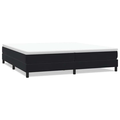 Boxspringbett ohne Matratze Schwarz 200x210 cm Samt