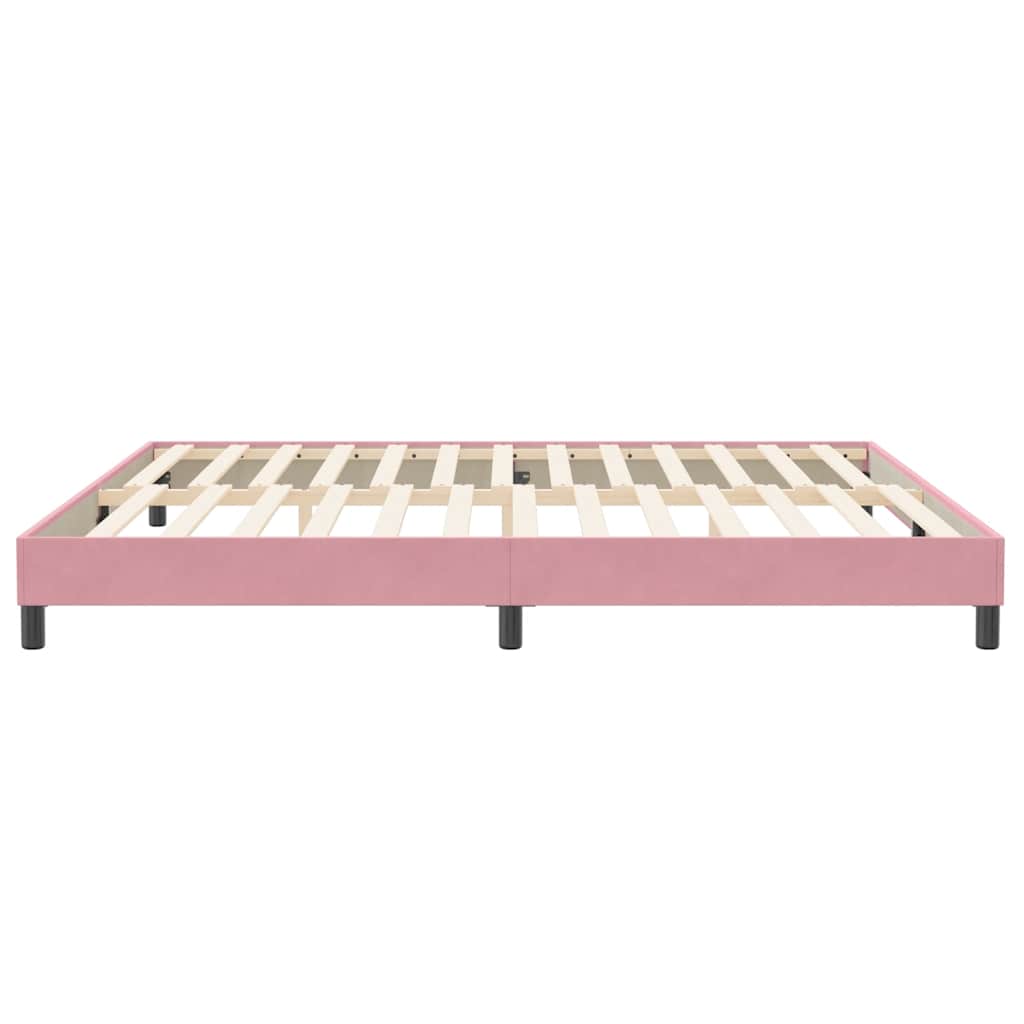 Boxspringbett ohne Matratze Rosa 200x210 cm Samt