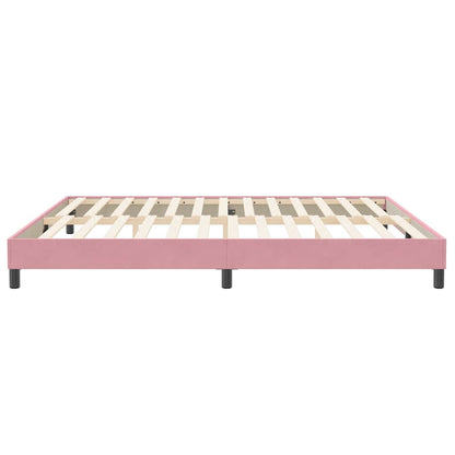 Boxspringbett ohne Matratze Rosa 200x210 cm Samt