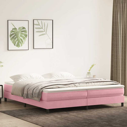 Boxspringbett ohne Matratze Rosa 200x210 cm Samt