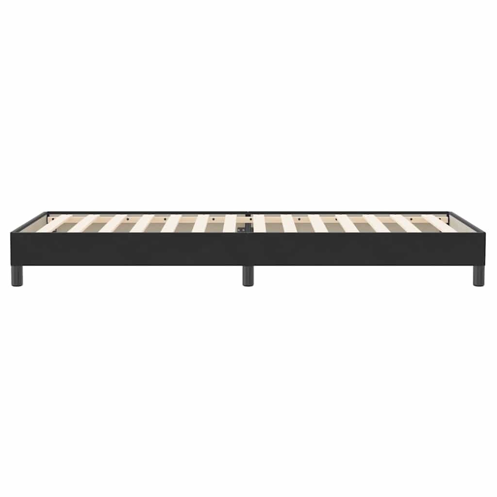 vidaXL Boxspringbett ohne Matratze Schwarz 90x220 cm Samt