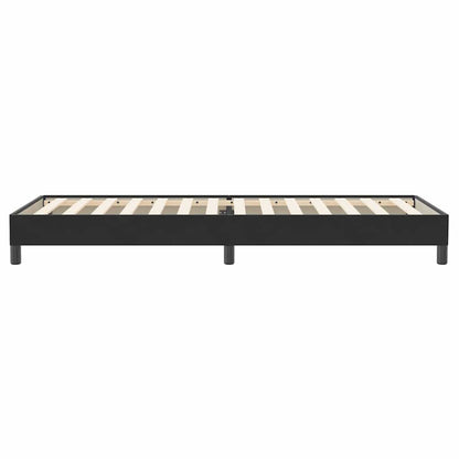 vidaXL Boxspringbett ohne Matratze Schwarz 90x220 cm Samt