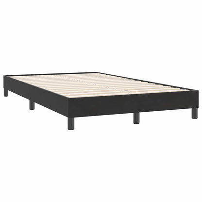 vidaXL Boxspringbett ohne Matratze Schwarz 120x220 cm Samt