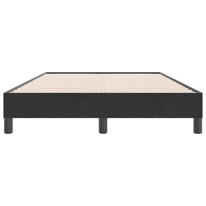 Boxspringbett ohne Matratze Schwarz 120x220 cm Samt
