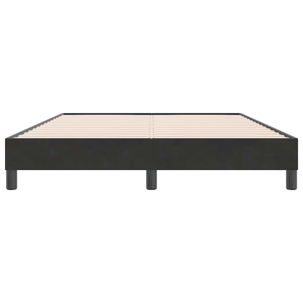 vidaXL Boxspringbett ohne Matratze Schwarz 140x220 cm Samt