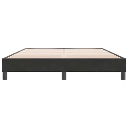 vidaXL Boxspringbett ohne Matratze Schwarz 140x220 cm Samt
