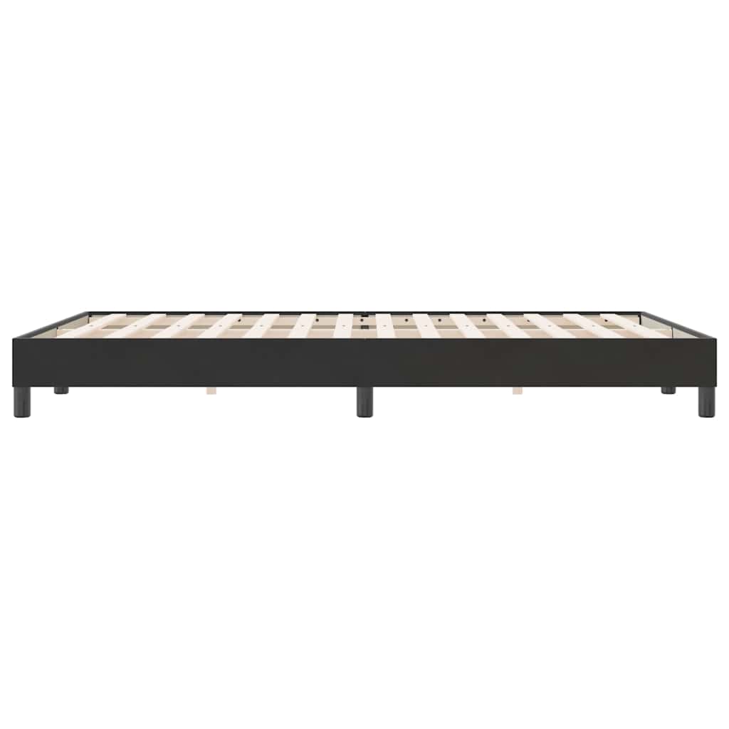 vidaXL Boxspringbett ohne Matratze Schwarz 140x220 cm Samt