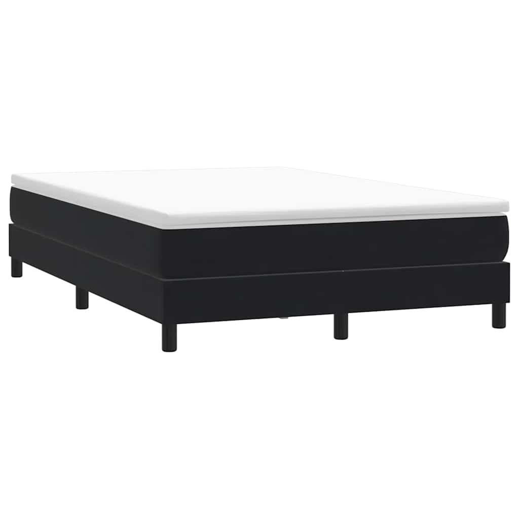 vidaXL Boxspringbett ohne Matratze Schwarz 160x220 cm Samt