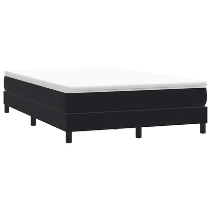 vidaXL Boxspringbett ohne Matratze Schwarz 160x220 cm Samt