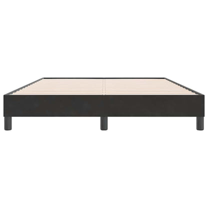 vidaXL Boxspringbett ohne Matratze Schwarz 160x220 cm Samt