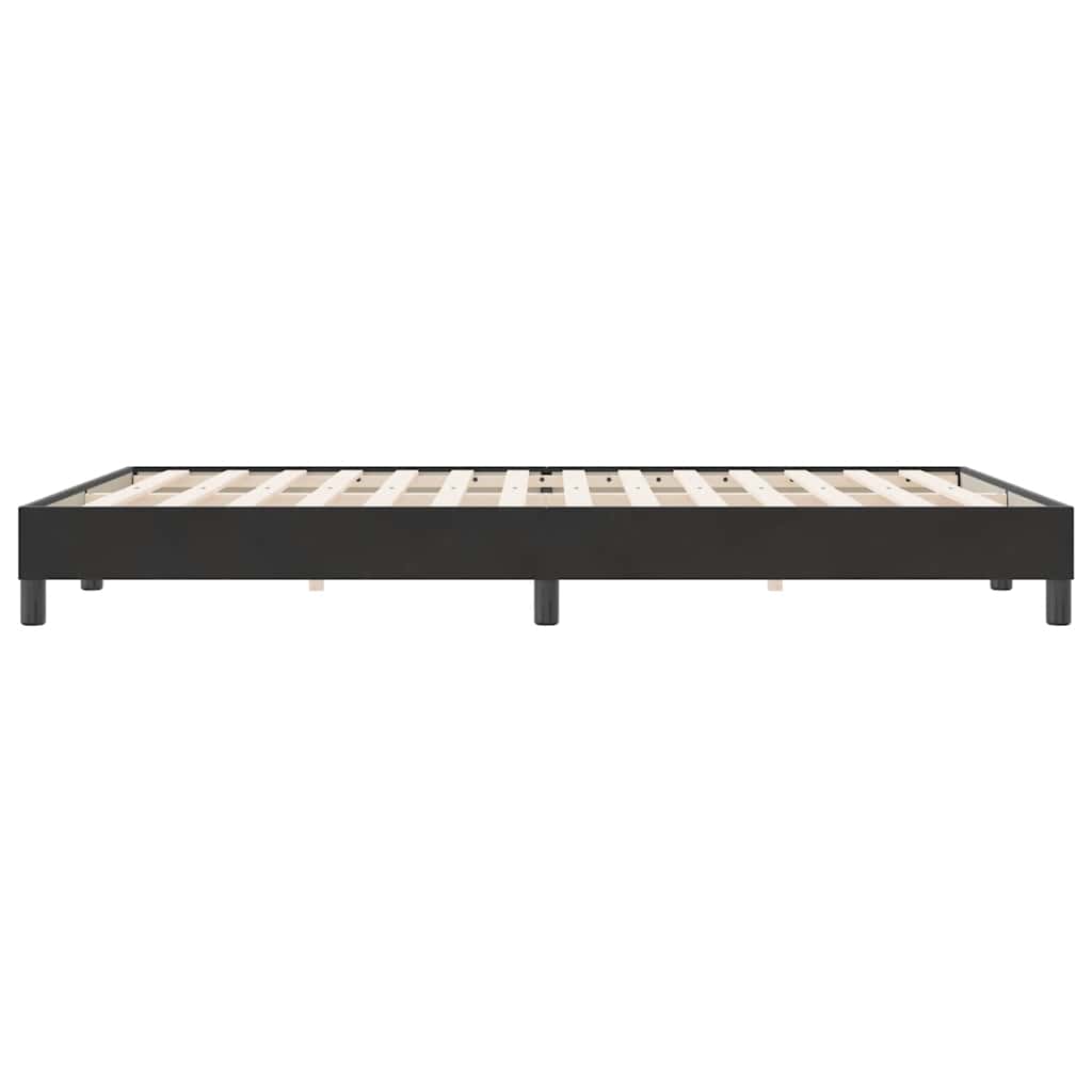 vidaXL Boxspringbett ohne Matratze Schwarz 160x220 cm Samt