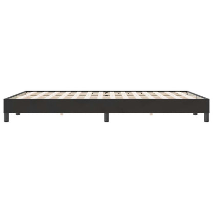 vidaXL Boxspringbett ohne Matratze Schwarz 160x220 cm Samt