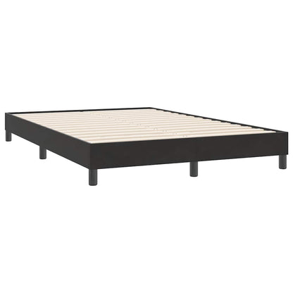 vidaXL Boxspringbett ohne Matratze Schwarz 160x220 cm Samt
